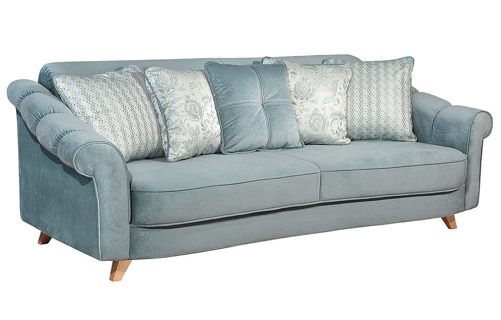 Диван Николас №7 Книжка/Разные Цвета Ш-2460 х Г-1100 х В-920 мм