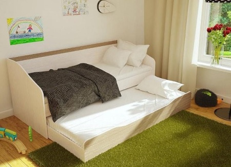 Детская Кровать Пьер Дуб Атланта/Ясень Шимо