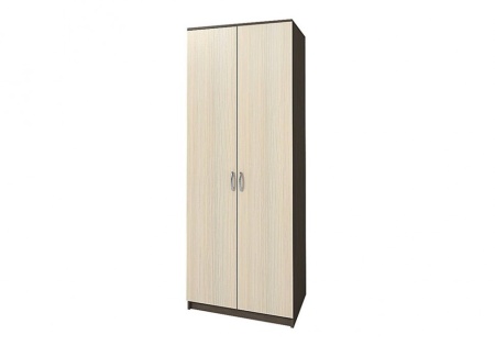 Шкаф Рига 2-х Створчатый ШК-20 с Полками Разные Цвета (Ш-800 х В-2120 х Г-520 мм)