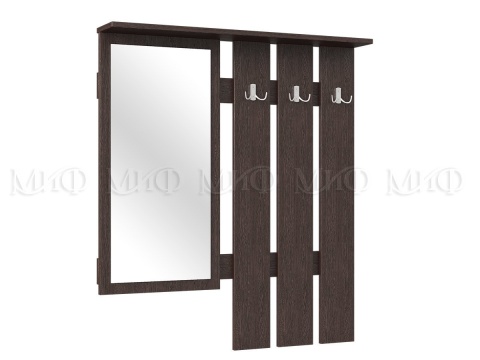 Зеркало с Вешалкой Бостон (Ш-900 мм x В-1016 мм x Г-160 мм)